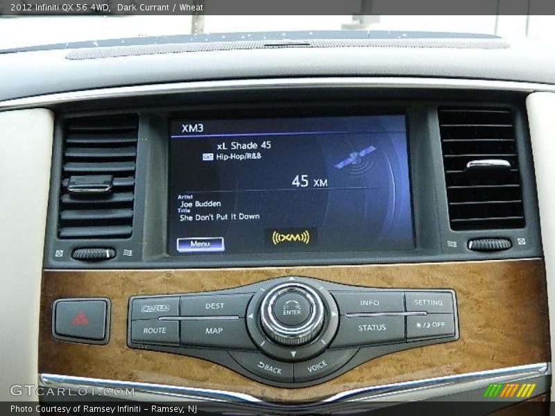 Dark Currant / Wheat 2012 Infiniti QX 56 4WD