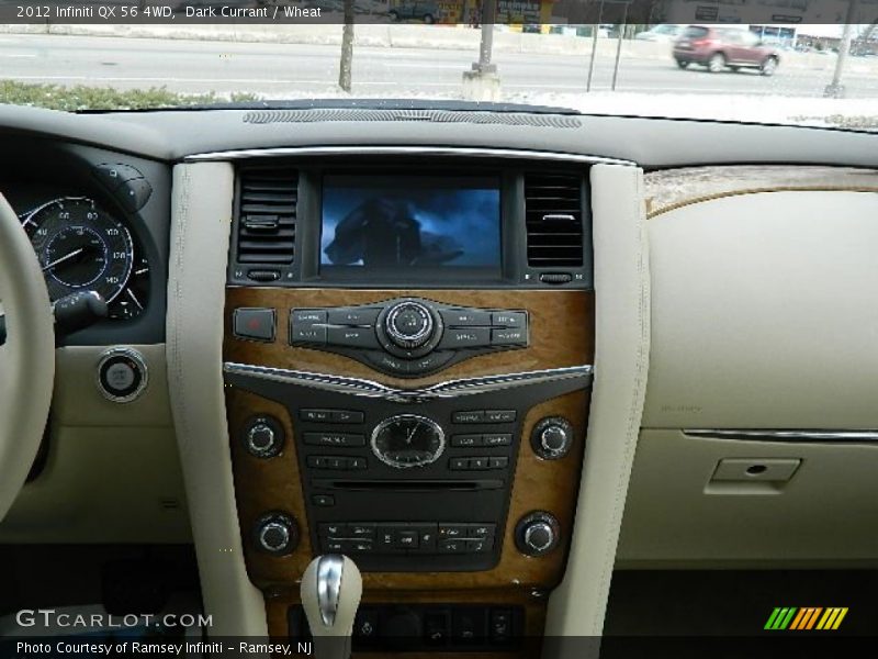 Dark Currant / Wheat 2012 Infiniti QX 56 4WD