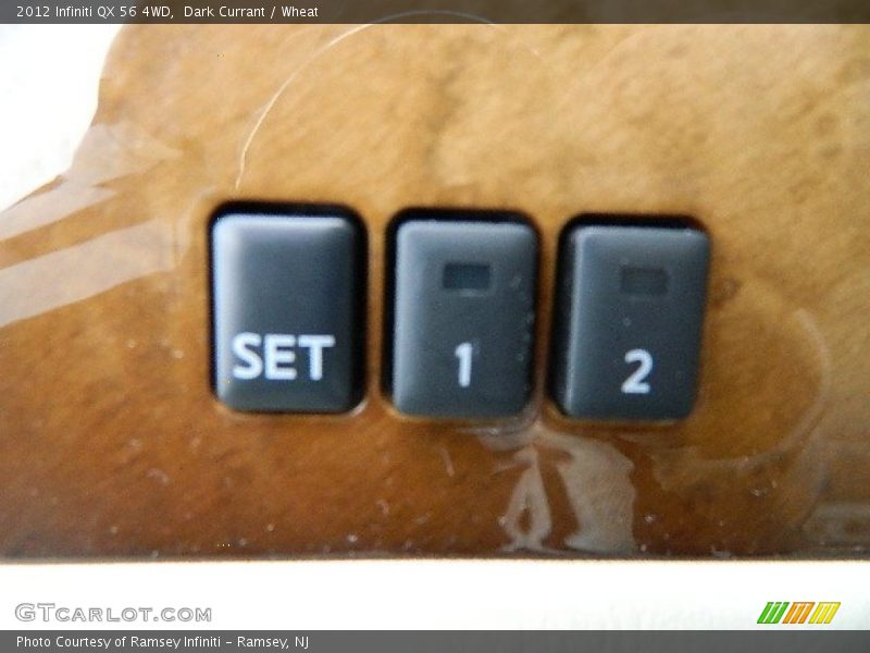 Dark Currant / Wheat 2012 Infiniti QX 56 4WD