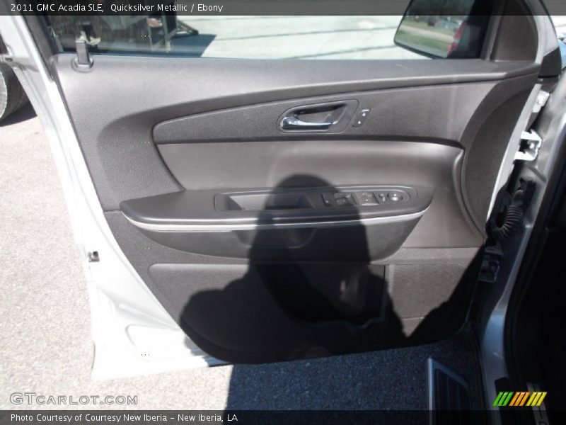 Quicksilver Metallic / Ebony 2011 GMC Acadia SLE