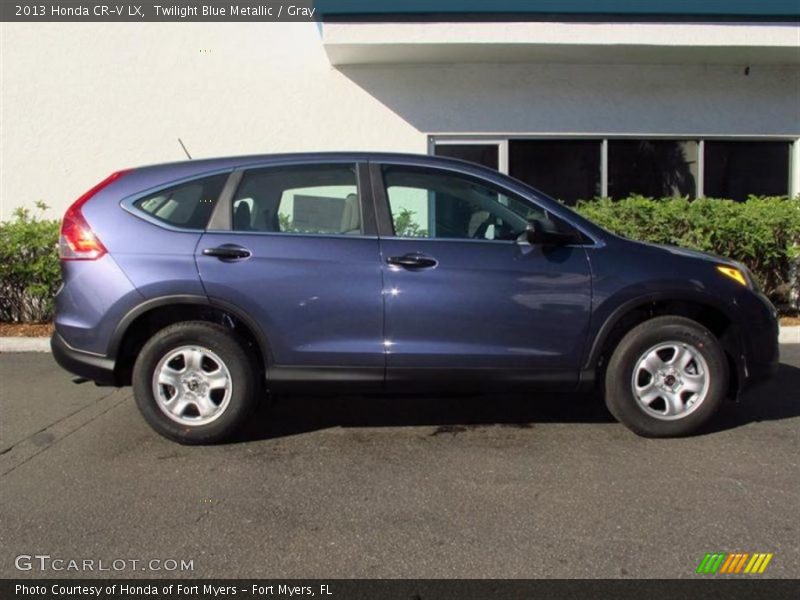 Twilight Blue Metallic / Gray 2013 Honda CR-V LX