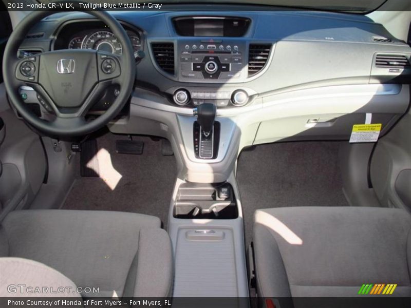 Twilight Blue Metallic / Gray 2013 Honda CR-V LX
