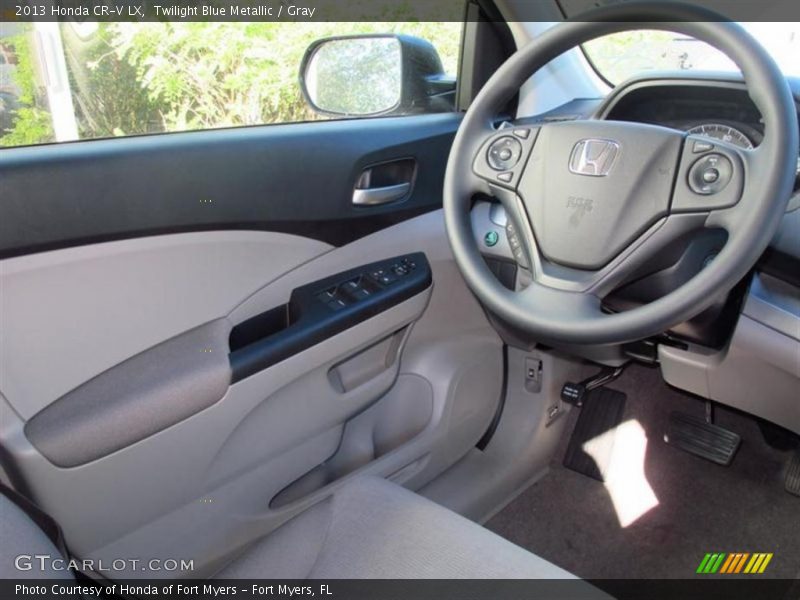 Twilight Blue Metallic / Gray 2013 Honda CR-V LX