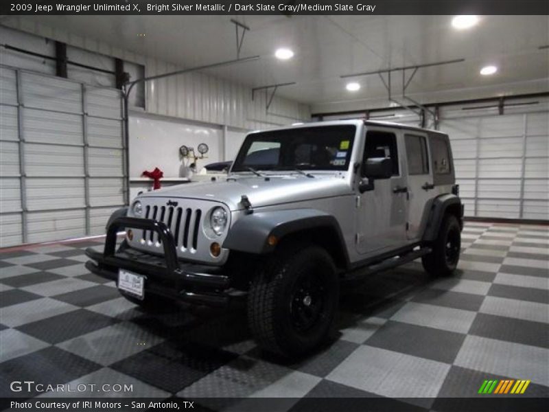 Bright Silver Metallic / Dark Slate Gray/Medium Slate Gray 2009 Jeep Wrangler Unlimited X