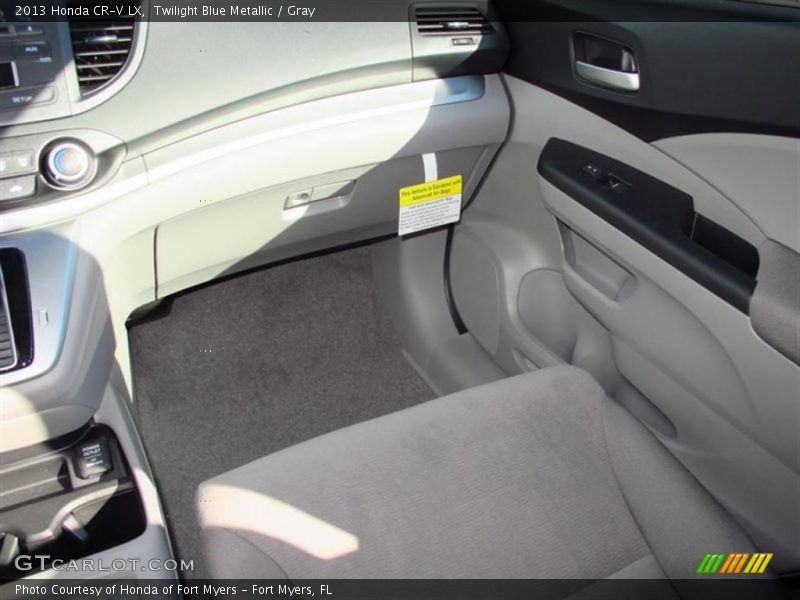 Twilight Blue Metallic / Gray 2013 Honda CR-V LX