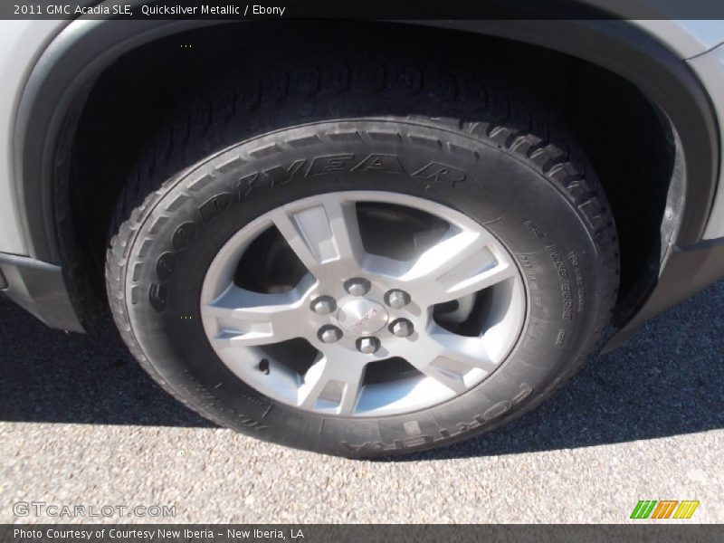 Quicksilver Metallic / Ebony 2011 GMC Acadia SLE