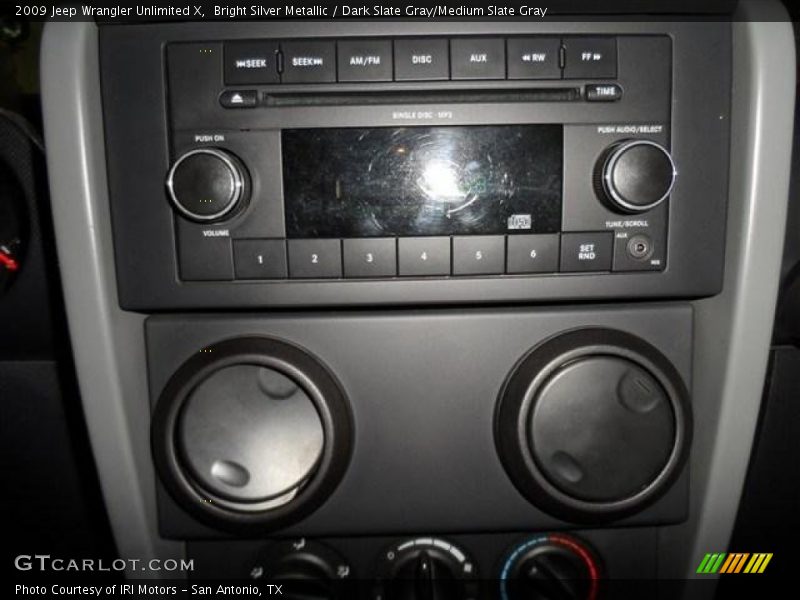 Bright Silver Metallic / Dark Slate Gray/Medium Slate Gray 2009 Jeep Wrangler Unlimited X