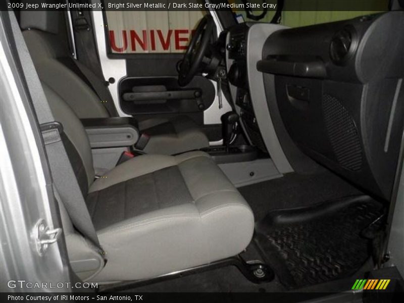 Bright Silver Metallic / Dark Slate Gray/Medium Slate Gray 2009 Jeep Wrangler Unlimited X