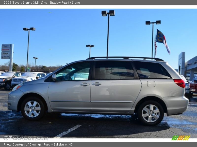 Silver Shadow Pearl / Stone 2005 Toyota Sienna XLE