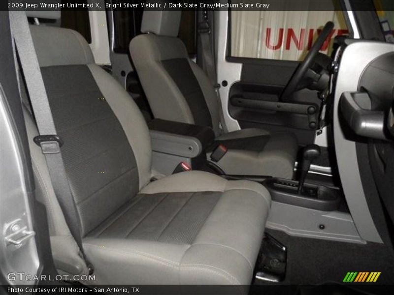 Bright Silver Metallic / Dark Slate Gray/Medium Slate Gray 2009 Jeep Wrangler Unlimited X