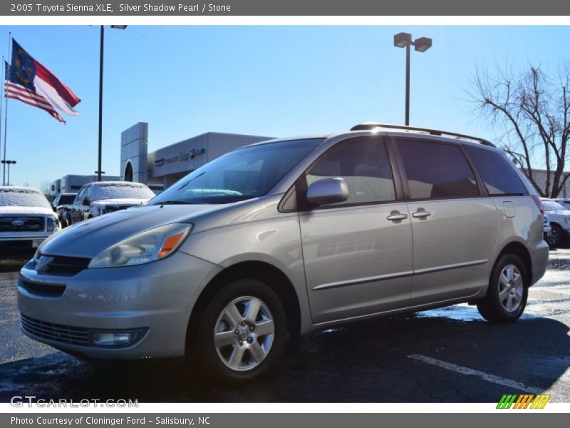 Silver Shadow Pearl / Stone 2005 Toyota Sienna XLE
