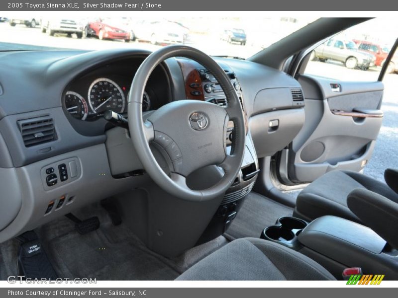 Silver Shadow Pearl / Stone 2005 Toyota Sienna XLE