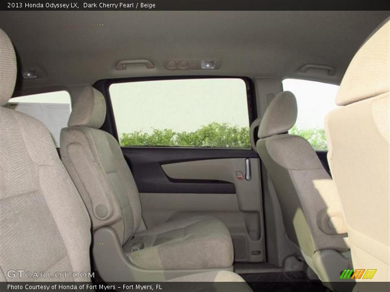 Dark Cherry Pearl / Beige 2013 Honda Odyssey LX