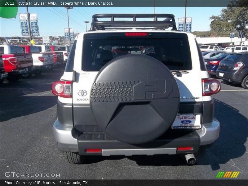 Iceberg White / Dark Charcoal 2012 Toyota FJ Cruiser 4WD