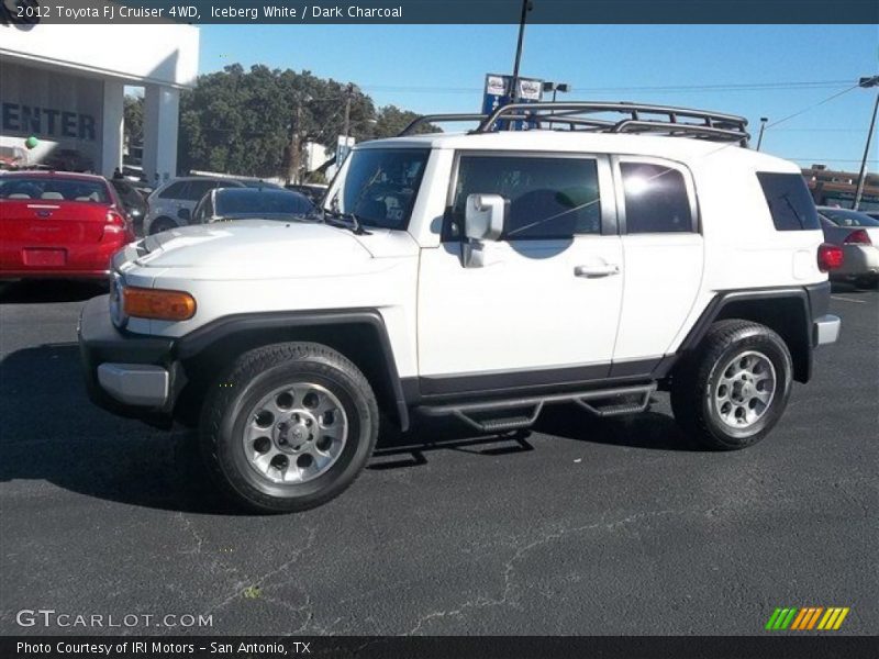Iceberg White / Dark Charcoal 2012 Toyota FJ Cruiser 4WD