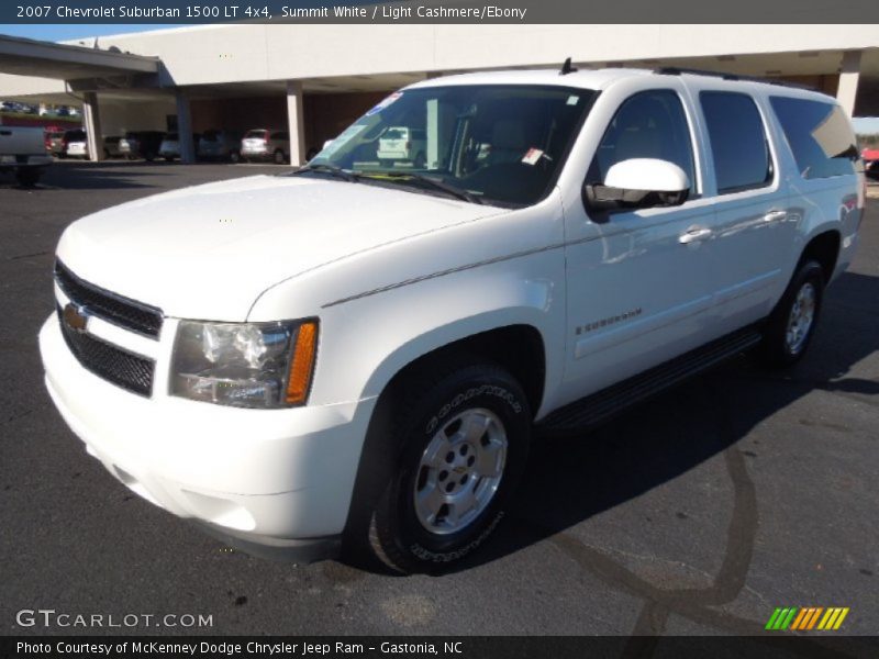 Summit White / Light Cashmere/Ebony 2007 Chevrolet Suburban 1500 LT 4x4