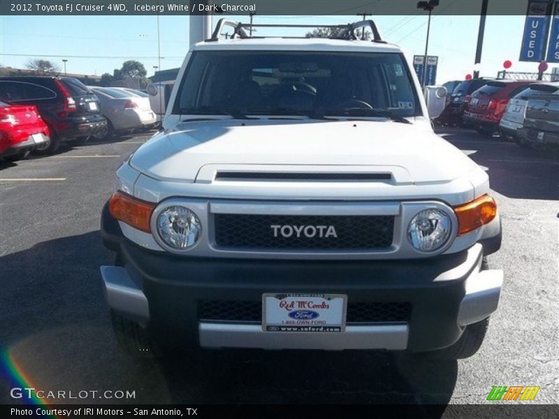Iceberg White / Dark Charcoal 2012 Toyota FJ Cruiser 4WD