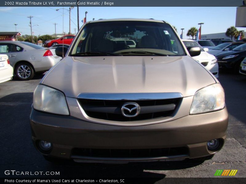 Parchment Gold Metallic / Beige 2002 Mazda Tribute LX V6
