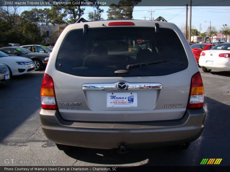 Parchment Gold Metallic / Beige 2002 Mazda Tribute LX V6