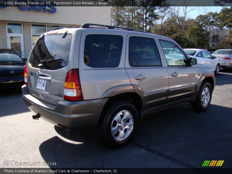Parchment Gold Metallic / Beige 2002 Mazda Tribute LX V6