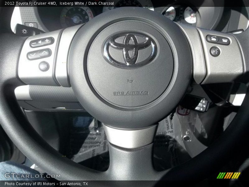 Iceberg White / Dark Charcoal 2012 Toyota FJ Cruiser 4WD