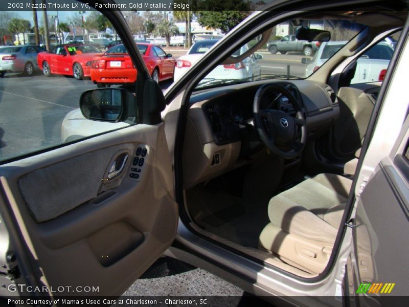 Parchment Gold Metallic / Beige 2002 Mazda Tribute LX V6