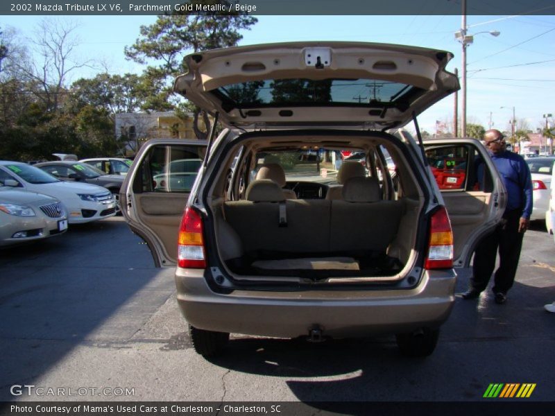 Parchment Gold Metallic / Beige 2002 Mazda Tribute LX V6