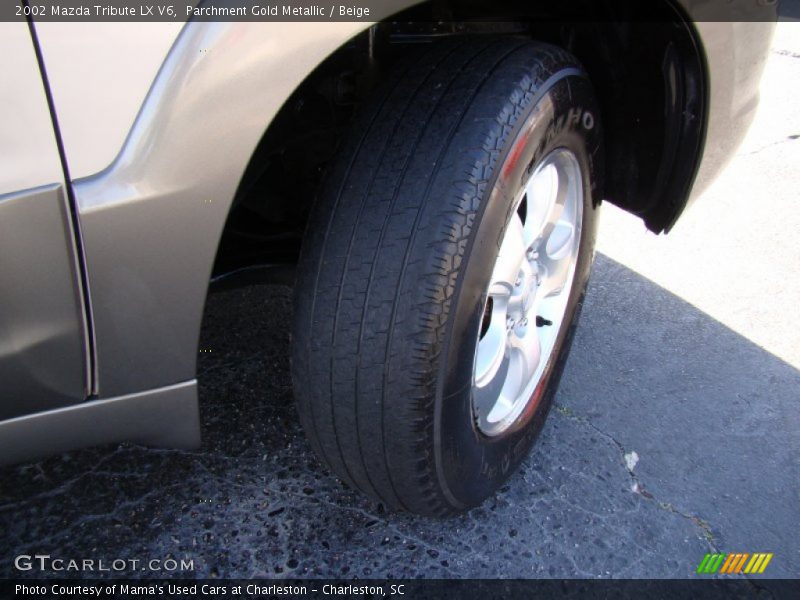 Parchment Gold Metallic / Beige 2002 Mazda Tribute LX V6