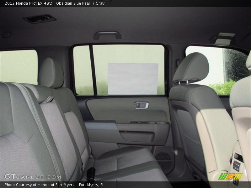Obsidian Blue Pearl / Gray 2013 Honda Pilot EX 4WD