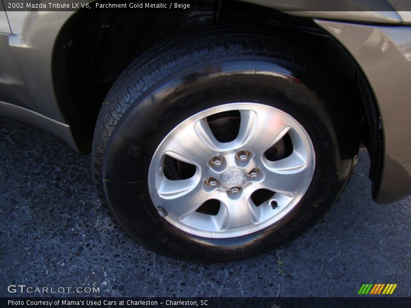 Parchment Gold Metallic / Beige 2002 Mazda Tribute LX V6