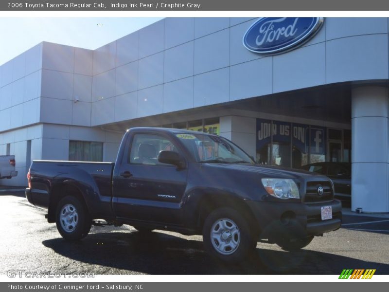 Indigo Ink Pearl / Graphite Gray 2006 Toyota Tacoma Regular Cab
