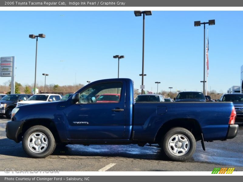 Indigo Ink Pearl / Graphite Gray 2006 Toyota Tacoma Regular Cab