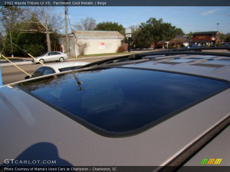 Parchment Gold Metallic / Beige 2002 Mazda Tribute LX V6