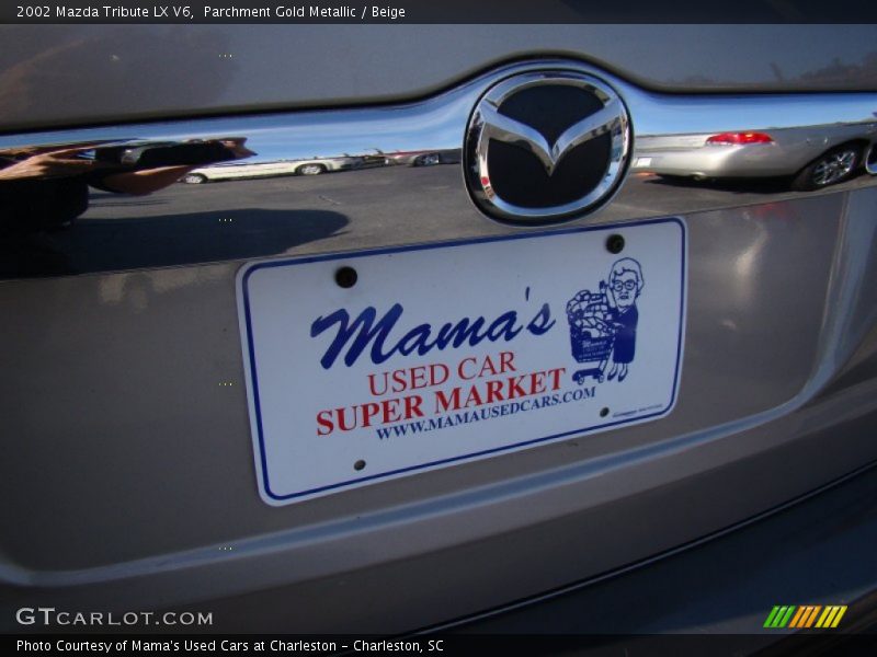 Parchment Gold Metallic / Beige 2002 Mazda Tribute LX V6