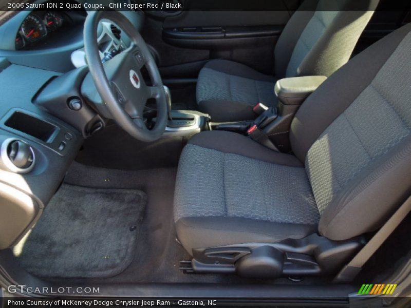 Chili Pepper Red / Black 2006 Saturn ION 2 Quad Coupe