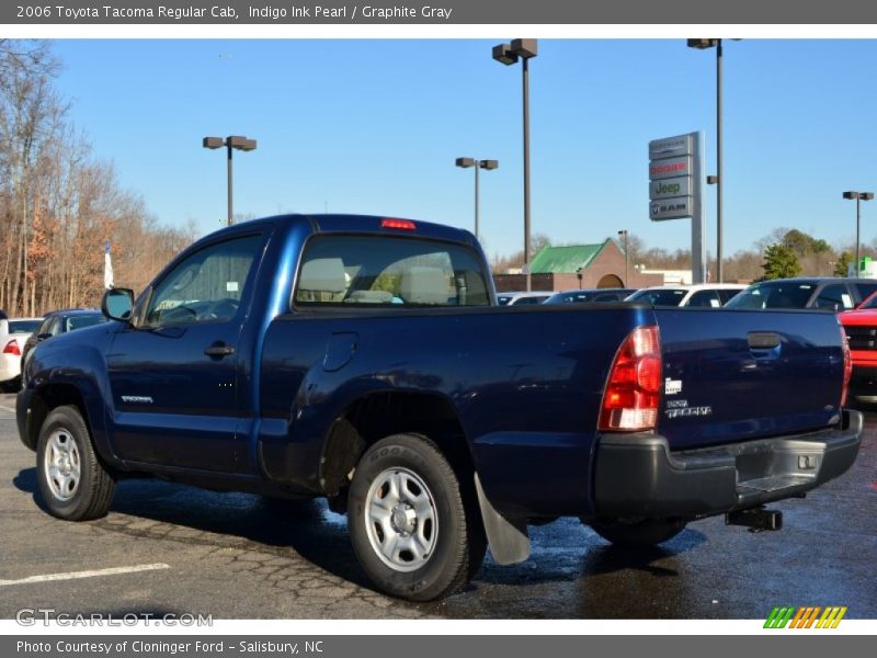 Indigo Ink Pearl / Graphite Gray 2006 Toyota Tacoma Regular Cab