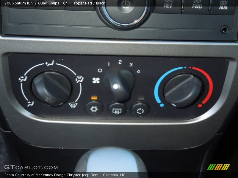 Chili Pepper Red / Black 2006 Saturn ION 2 Quad Coupe