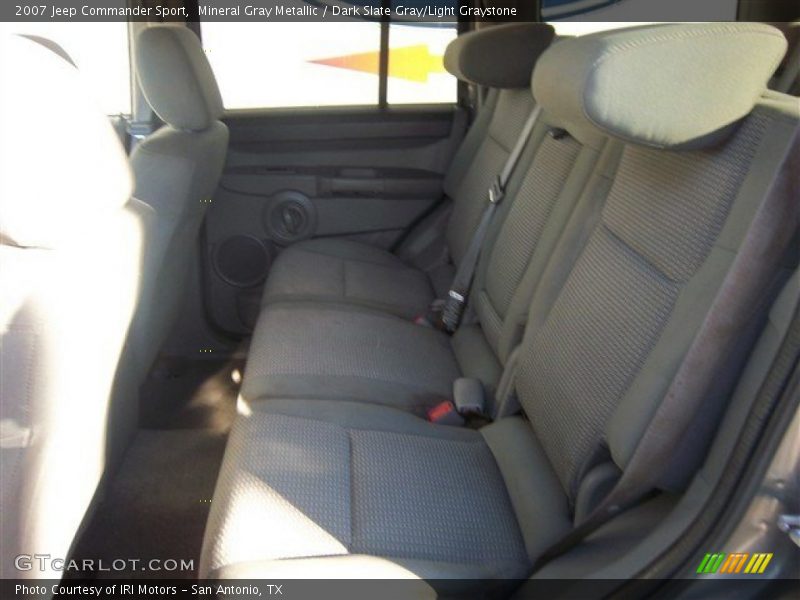 Mineral Gray Metallic / Dark Slate Gray/Light Graystone 2007 Jeep Commander Sport