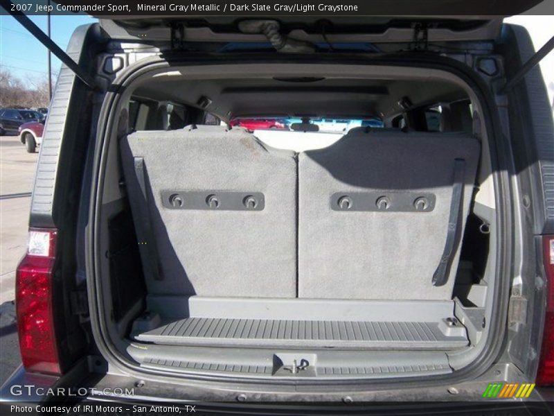 Mineral Gray Metallic / Dark Slate Gray/Light Graystone 2007 Jeep Commander Sport