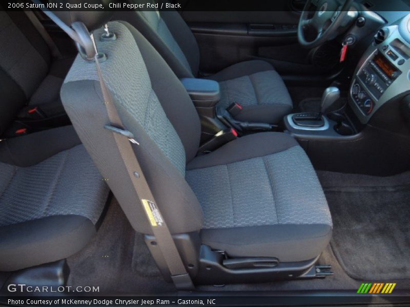 Chili Pepper Red / Black 2006 Saturn ION 2 Quad Coupe