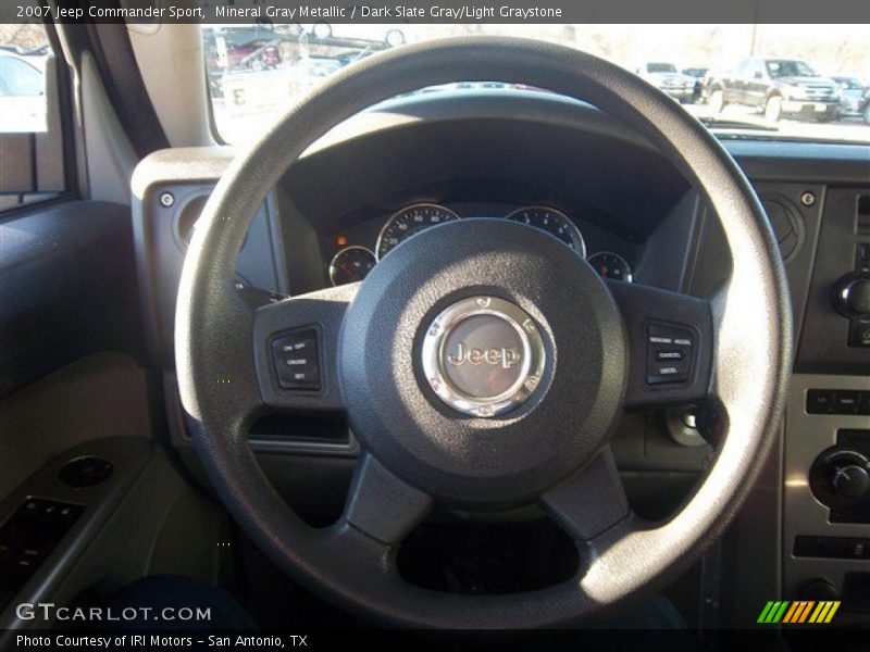 Mineral Gray Metallic / Dark Slate Gray/Light Graystone 2007 Jeep Commander Sport