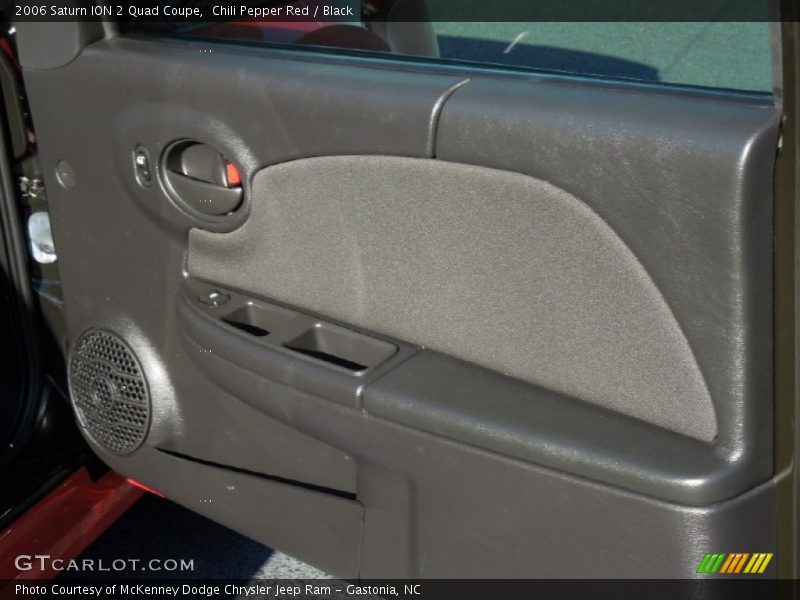 Chili Pepper Red / Black 2006 Saturn ION 2 Quad Coupe