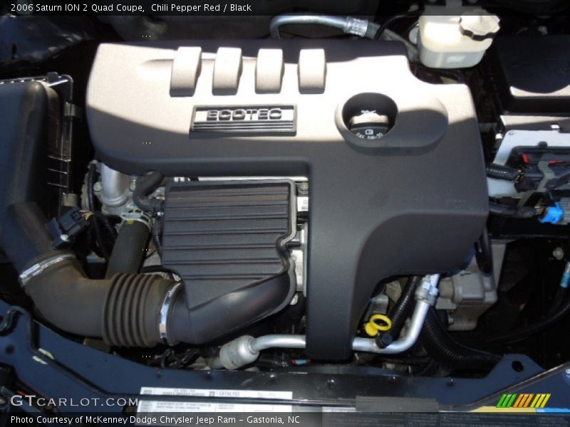 Chili Pepper Red / Black 2006 Saturn ION 2 Quad Coupe