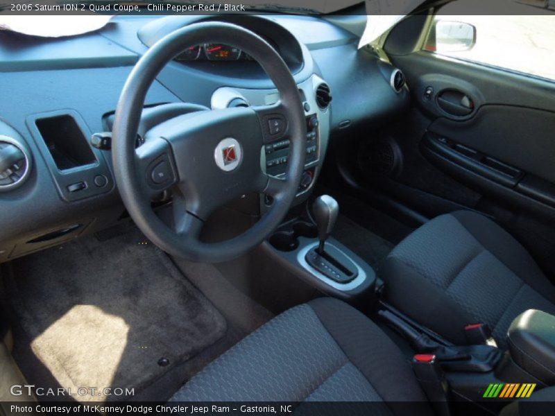 Chili Pepper Red / Black 2006 Saturn ION 2 Quad Coupe