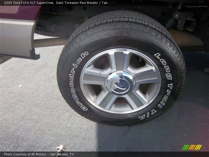Dark Toreador Red Metallic / Tan 2005 Ford F150 XLT SuperCrew