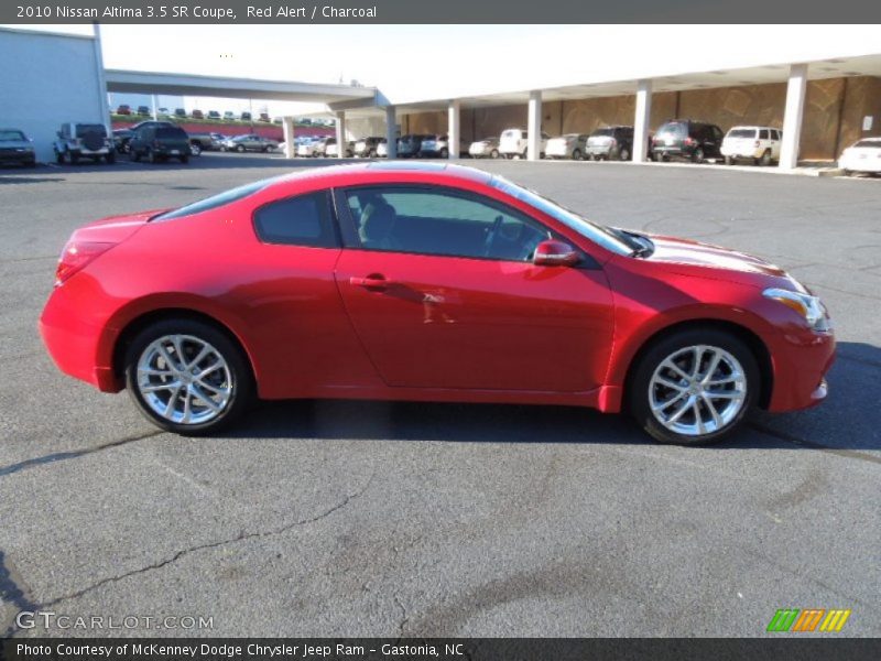 Red Alert / Charcoal 2010 Nissan Altima 3.5 SR Coupe