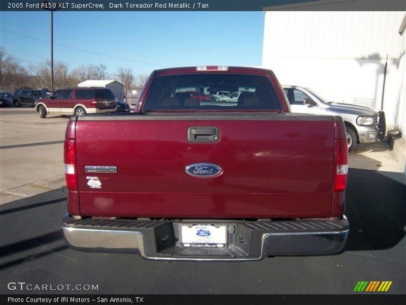 Dark Toreador Red Metallic / Tan 2005 Ford F150 XLT SuperCrew