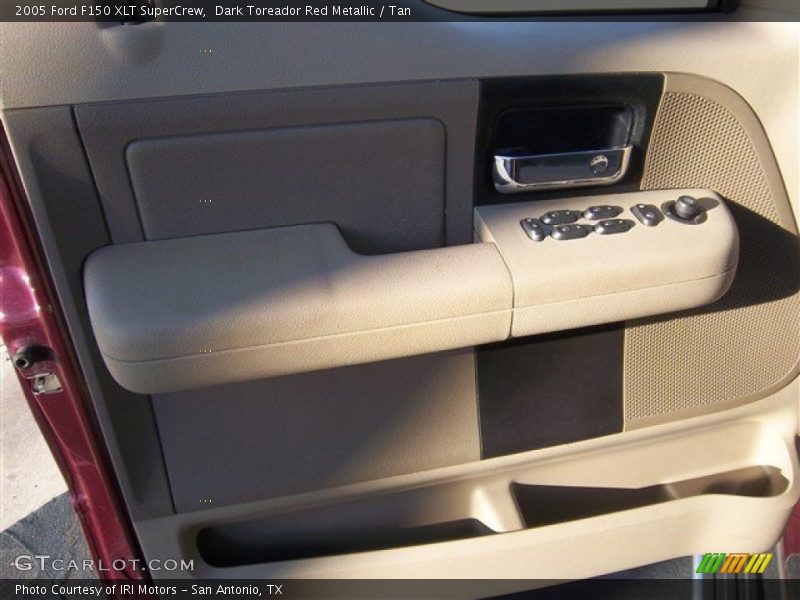 Dark Toreador Red Metallic / Tan 2005 Ford F150 XLT SuperCrew