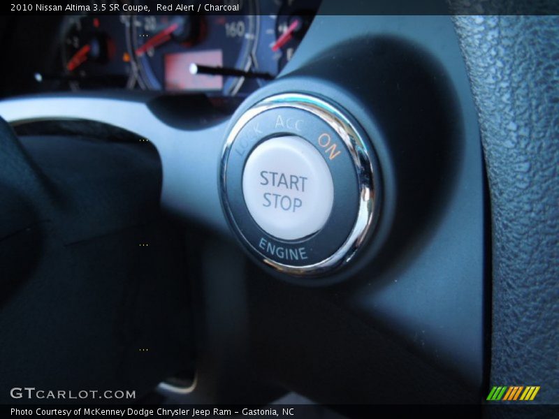 Red Alert / Charcoal 2010 Nissan Altima 3.5 SR Coupe