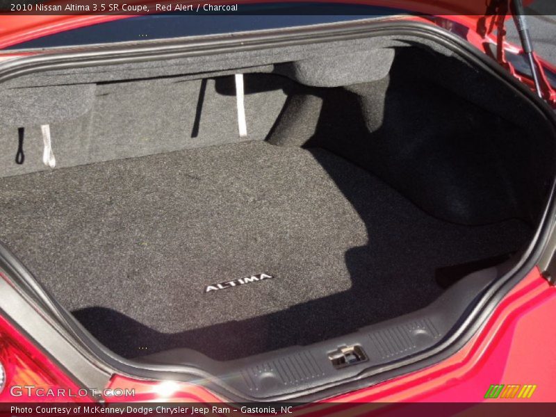 Red Alert / Charcoal 2010 Nissan Altima 3.5 SR Coupe